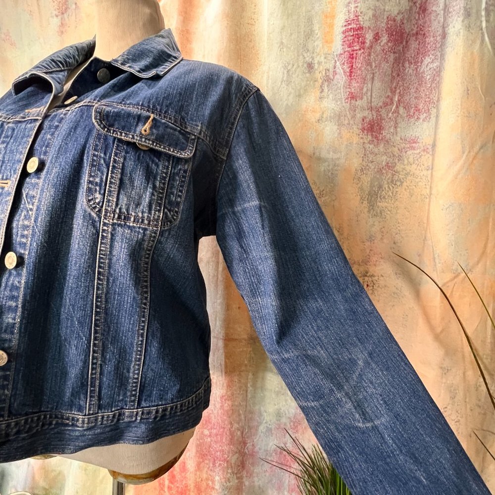 VTG 📌GEGRGE essentials 80s Denim Jacket - Picture 4 of 15